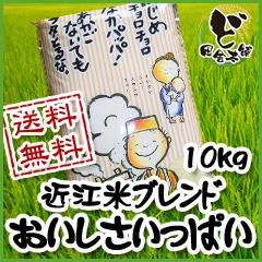 【送料無料】　近江米ブレンド　おいしさいっぱい　10kg