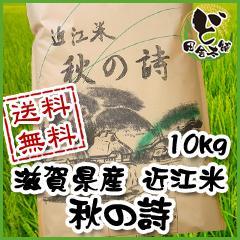 【送料無料】 令和6年　滋賀県産　近江米　秋の詩　10kg