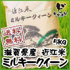 【送料無料】　令和3年　滋賀県産　近江米　ミルキークイーン　5kg